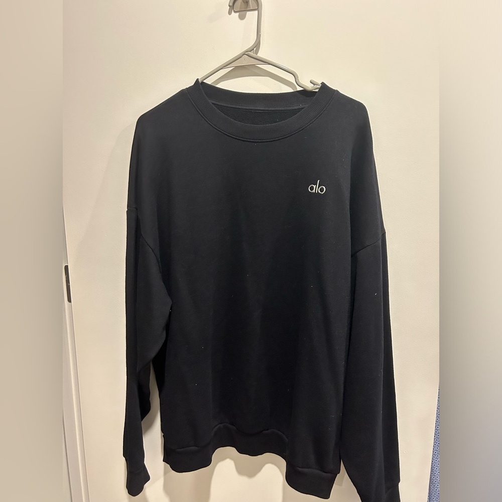Large Black Alo Accolade Mens Sweatshirt